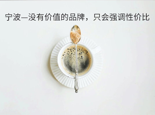 宁波—没有价值的品牌,只会强调性价比